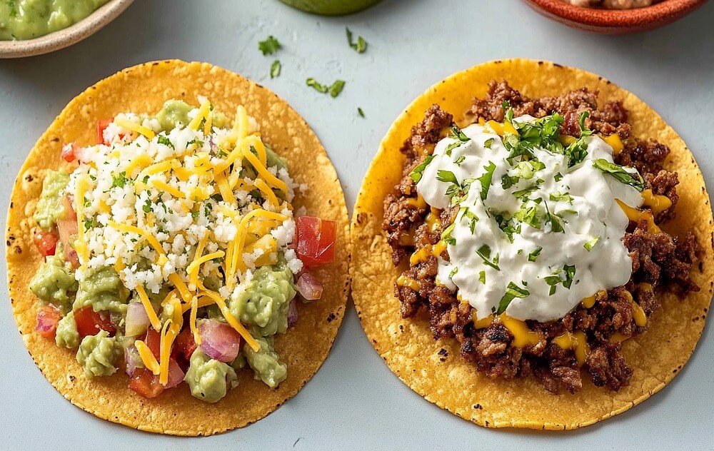 What's the difference between a tostada and a taco bowl