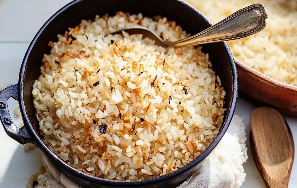 crispy rice recipe