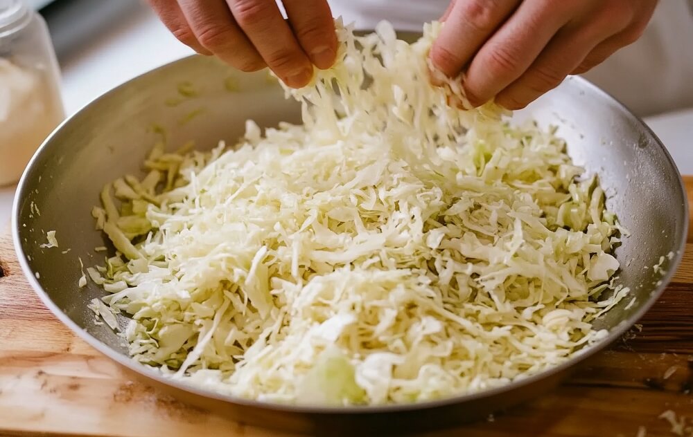 how to shred cabbage for egg rolls