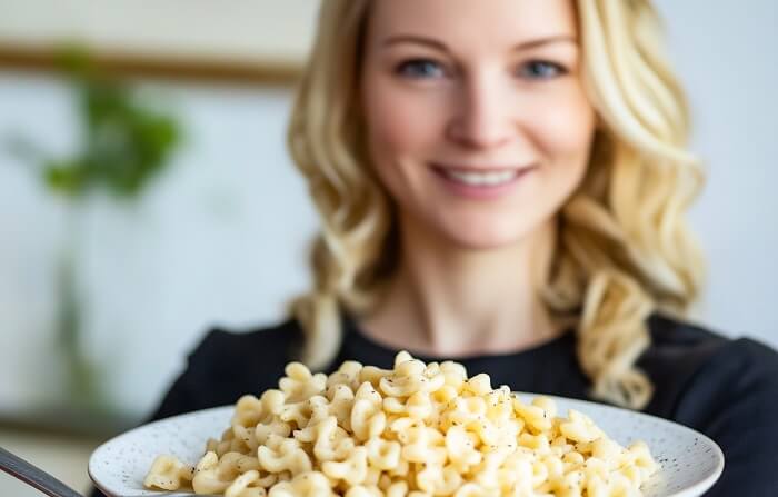 spaetzle with a lady